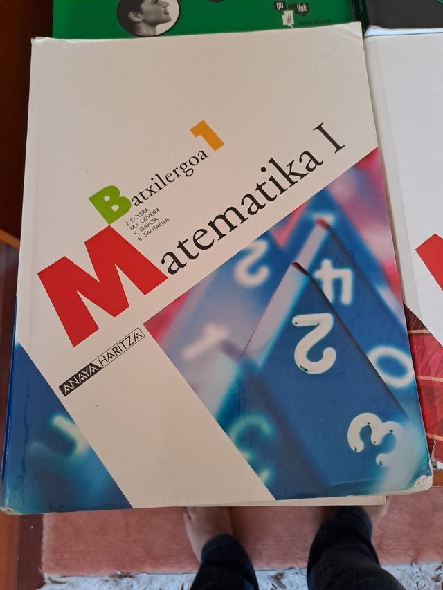 Libros de batxiller euskera