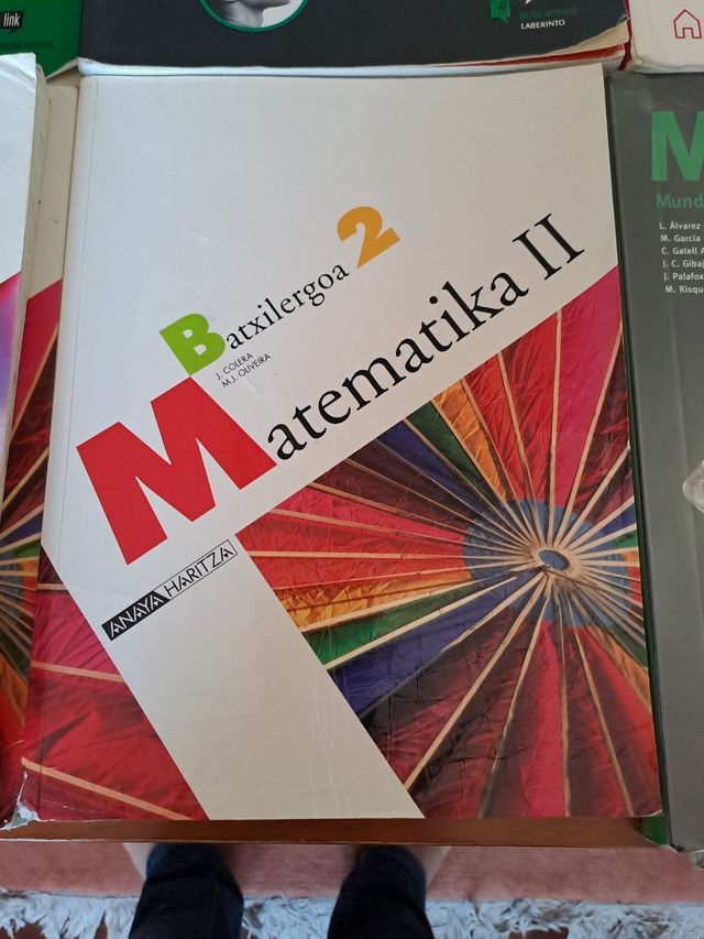 Libros de batxiller euskera