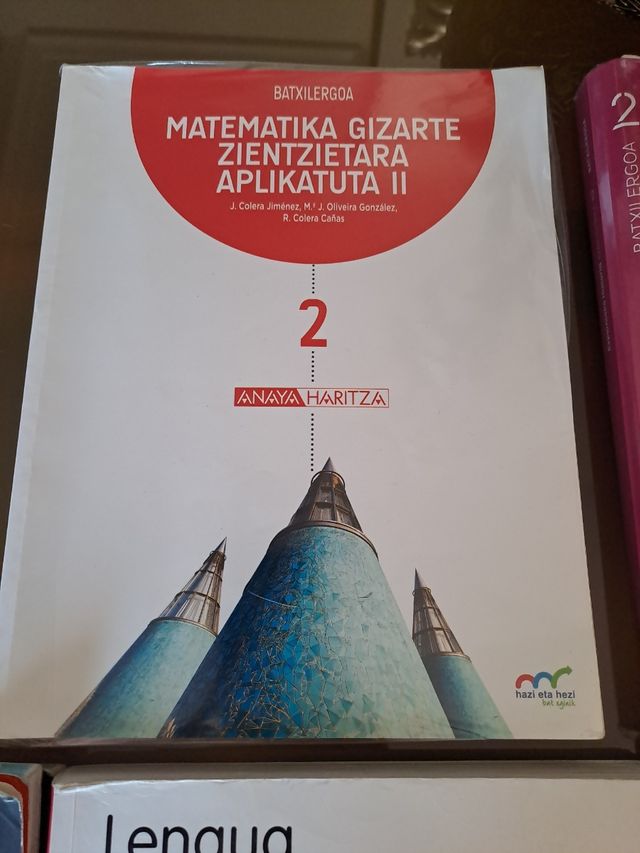 Libros de batxiller euskera