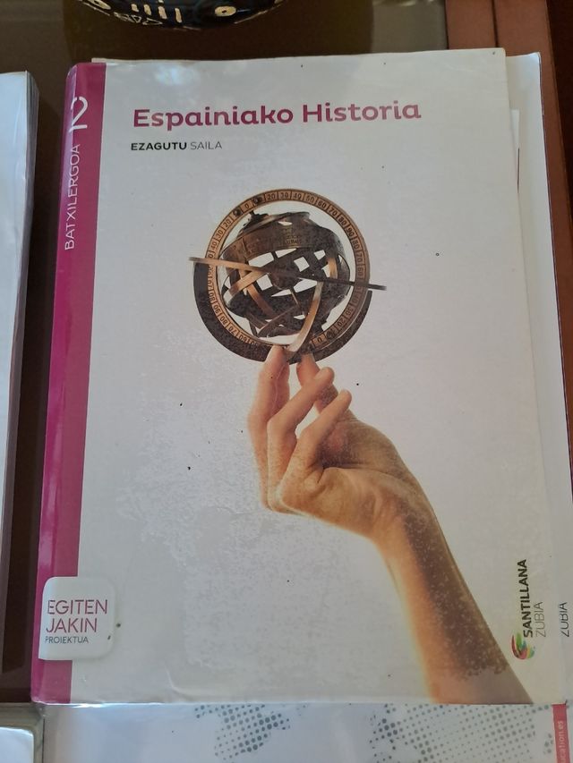 Libros de batxiller euskera