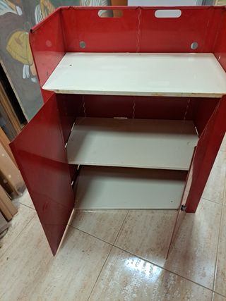 Mesa estantería de camping