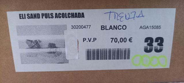 Sandalia niña.n33 marca Papanatas