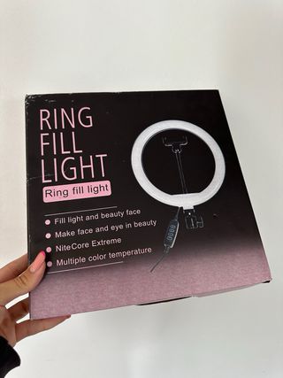 Aro de luz con tripode