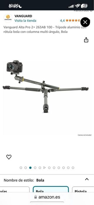 Tripode vanguard foto y video