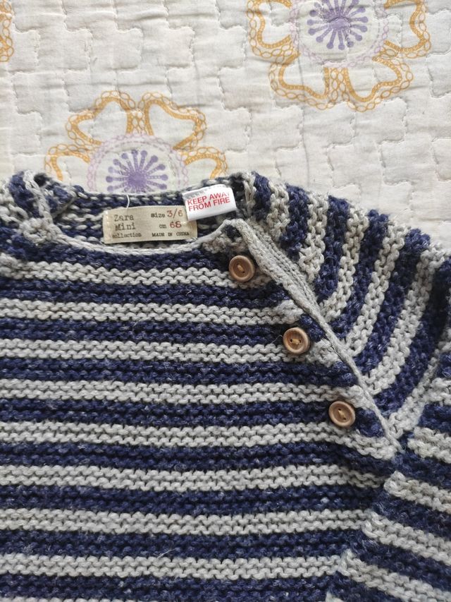 Jersey punto ZARA T.3-6