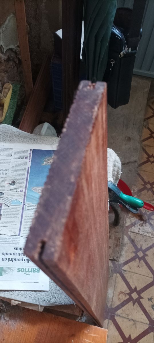 Tablón madera de ipe.