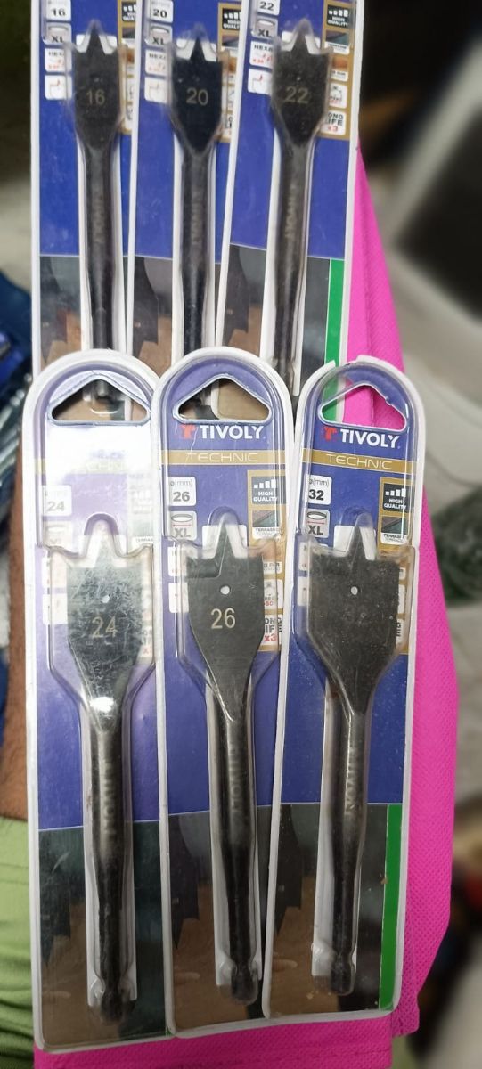 6 Brocas para madera Tivoly