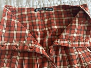 Minifalda cuadros Zara TRF
