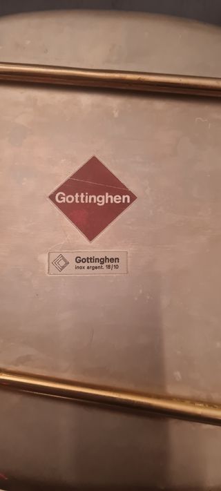 Portavivande in inox argento 18/10