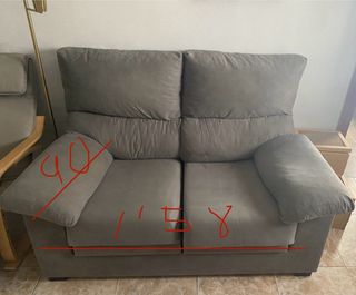 Sofa de dos plazas