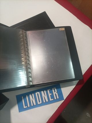 LINDNER 3 álbum para Billetes-Sobres -Documentos .