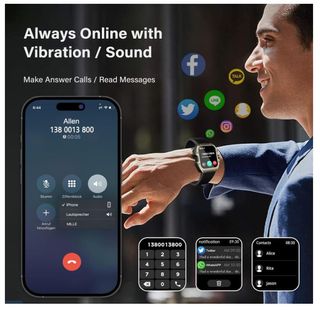 Orologio Smartwatch Uomo Chiamata Bluetooth