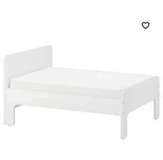 Cama blanca extensible Ikea