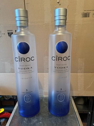 2 bottiglie vuote da 6 lt 