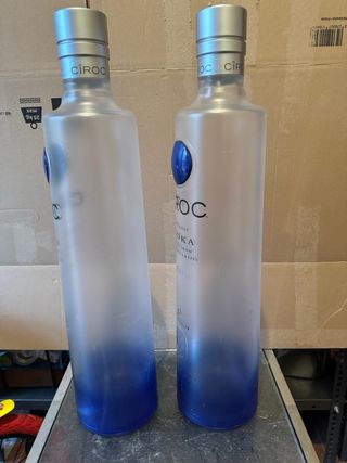 2 bottiglie vuote da 6 lt 