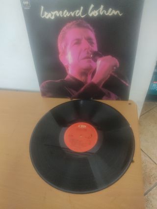 Lp de leonard cohen.
