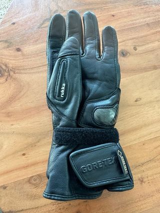 Guantes moto gore-tex/piel