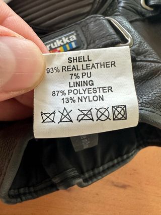 Guantes moto gore-tex/piel