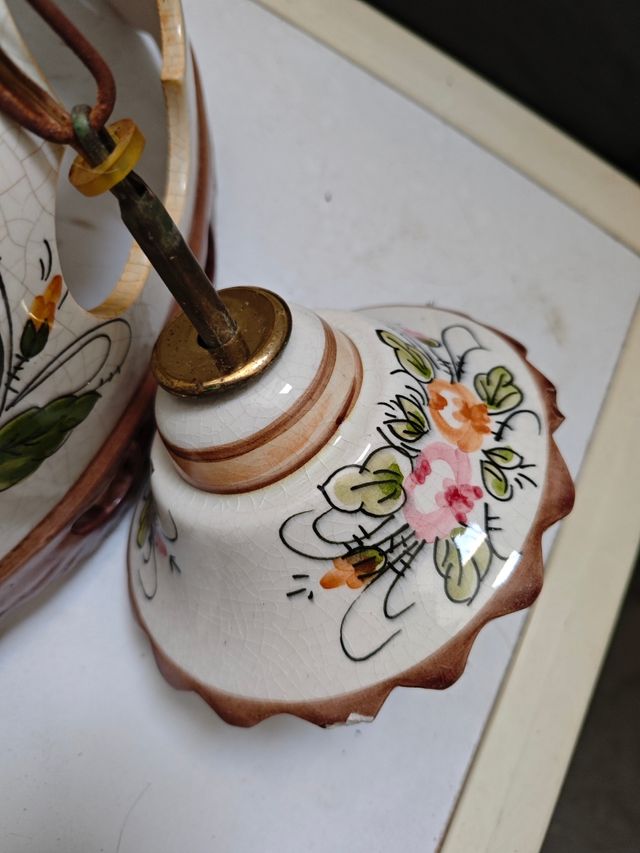 Lámpara cerámica artesanales