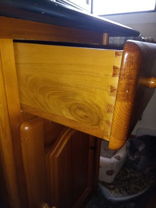 mesa escritorio pino madera