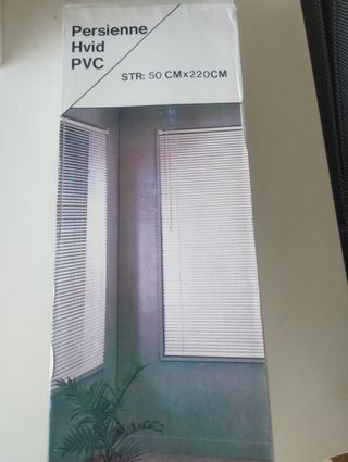 Persiana enrollable PVC nueva
