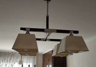 Lampara colgante de 4 focos