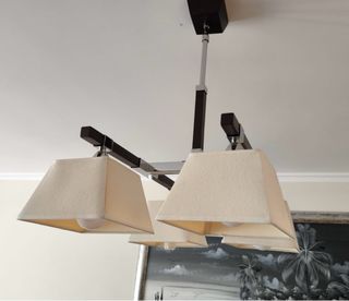 Lampara colgante de 4 focos