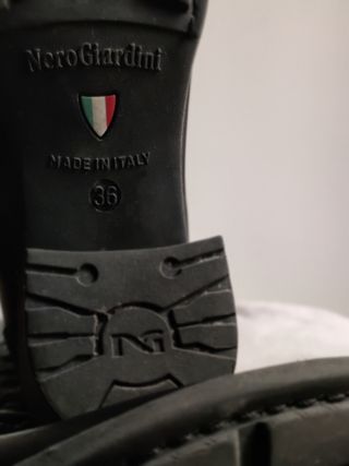 Nero Giardini -Stivali 36/37 pelle tacco