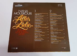 Nana Mouskouri. 3 Vinilos. Pop Chanson Balada