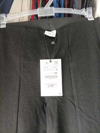 Pantalón Zara Niña Negro