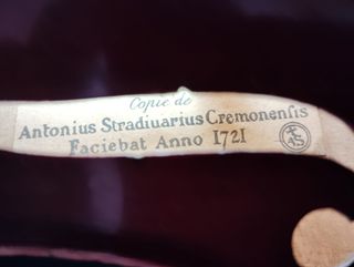 Violín copia de Stradivarius de Asensio Magraner