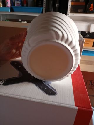 MACETA CERÁMICA NUEVA BLANCA