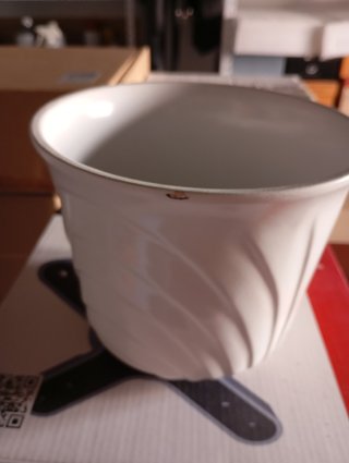 MACETA CERÁMICA NUEVA BLANCA