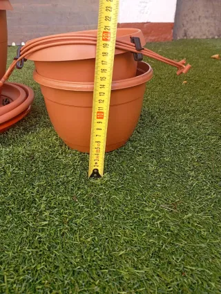 MACETAS PLÁSTICO COLGANTES NUEVAS