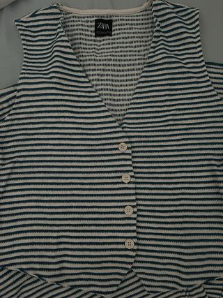 Chaleco  Jacquard Estructura Talla M