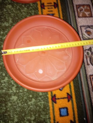 MACETA PLÁSTICO CON SU PLATO