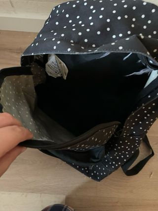 Mochila escolar Roxy con estampado de lunares