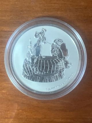 Moneda 1 oz DAMA&VAGABUNDO