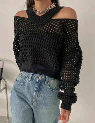 Jersey hombros descubiertos