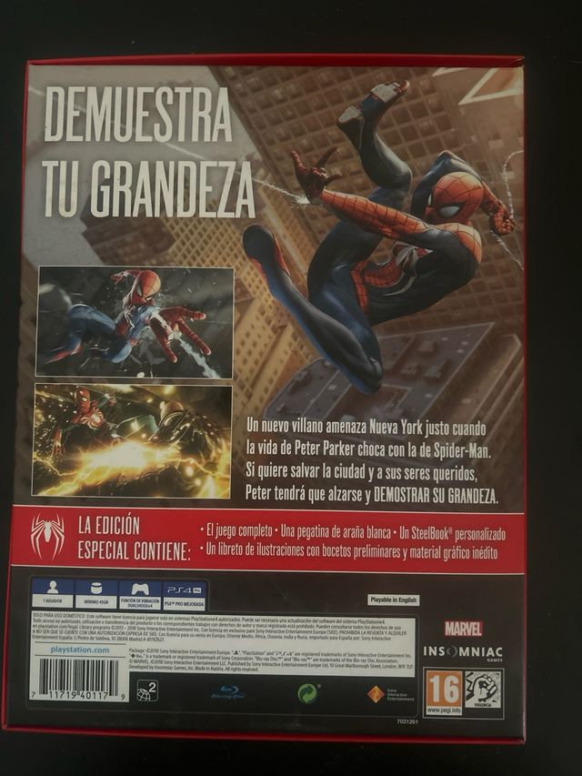 Spider-Man PS4 Ed Especial + Spiderman 2 PS5