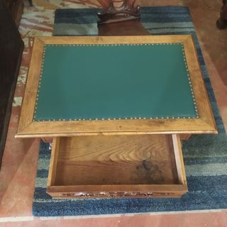 ANTIGÜA MESA DE CAOBA