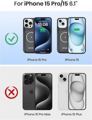 BATERIA ESTUCHE IPHONE 15 y 15 PRO -SIN ESTRENAR