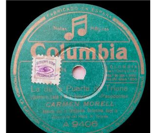 Disco de Flamenco para gramófono