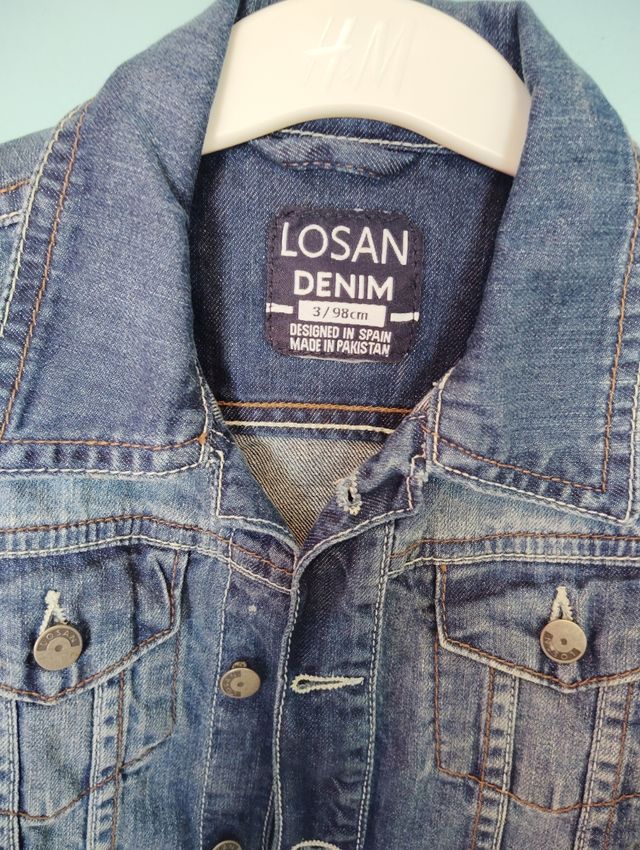 Chaqueta tejana unisex talla.3