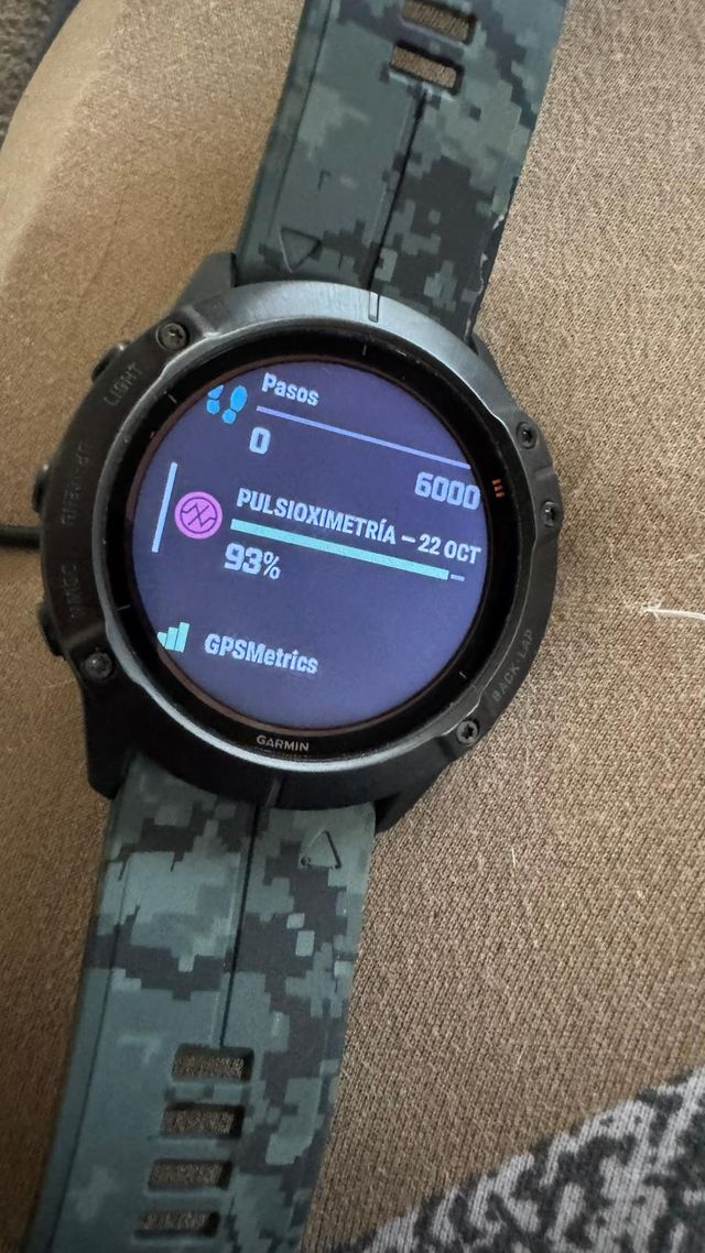 Reloj Garmin Fenix 6x Pro Solar Saphire
