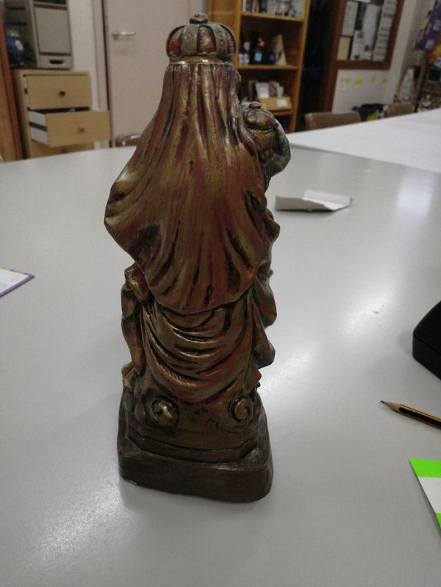 Virgen del Carmen. Escayola 26 cm.