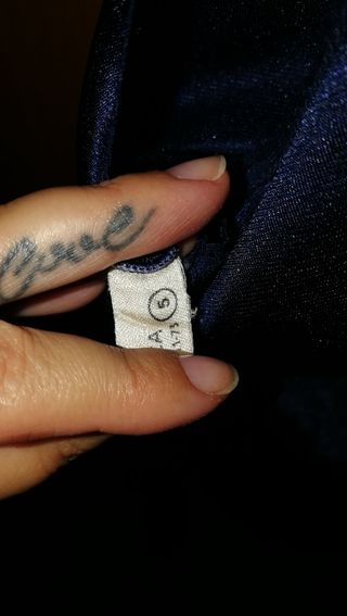 Sottoveste taglia 5 blu notte