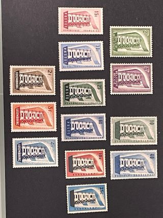 Sellos de Europa CEPT del año 1956