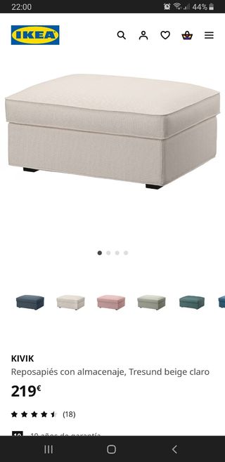 Reposapies Ikea Kivik