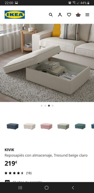 Reposapies Ikea Kivik